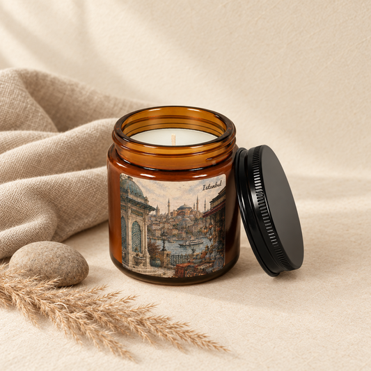Istanbul Travel Candle