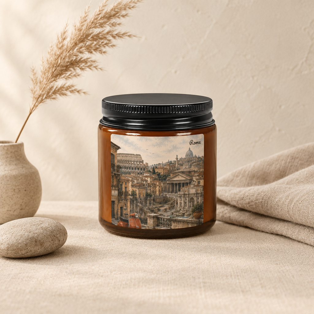 Rome Travel Candle