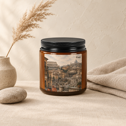 Rome Travel Candle