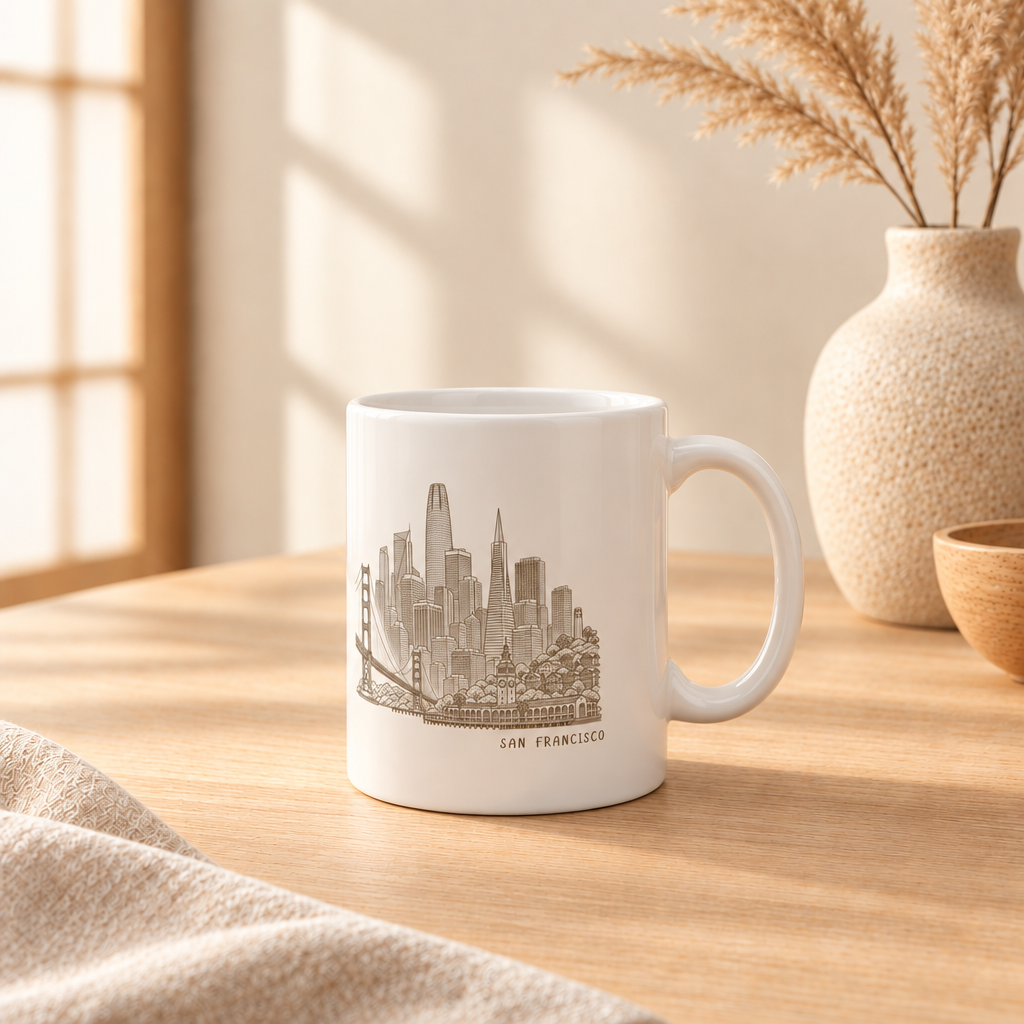 San Francisco Skyline Ceramic Mug