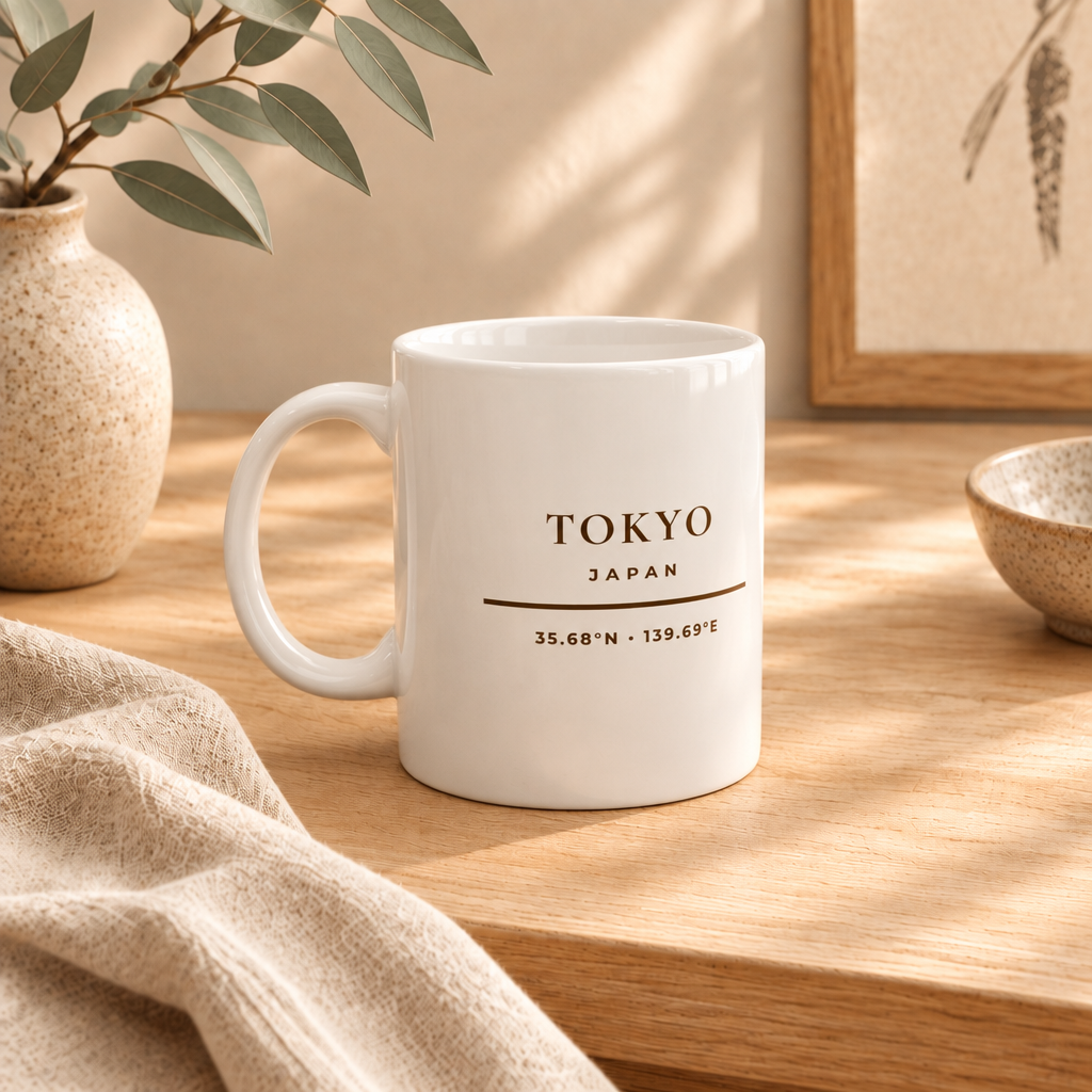 Tokyo Skyline Ceramic Mug